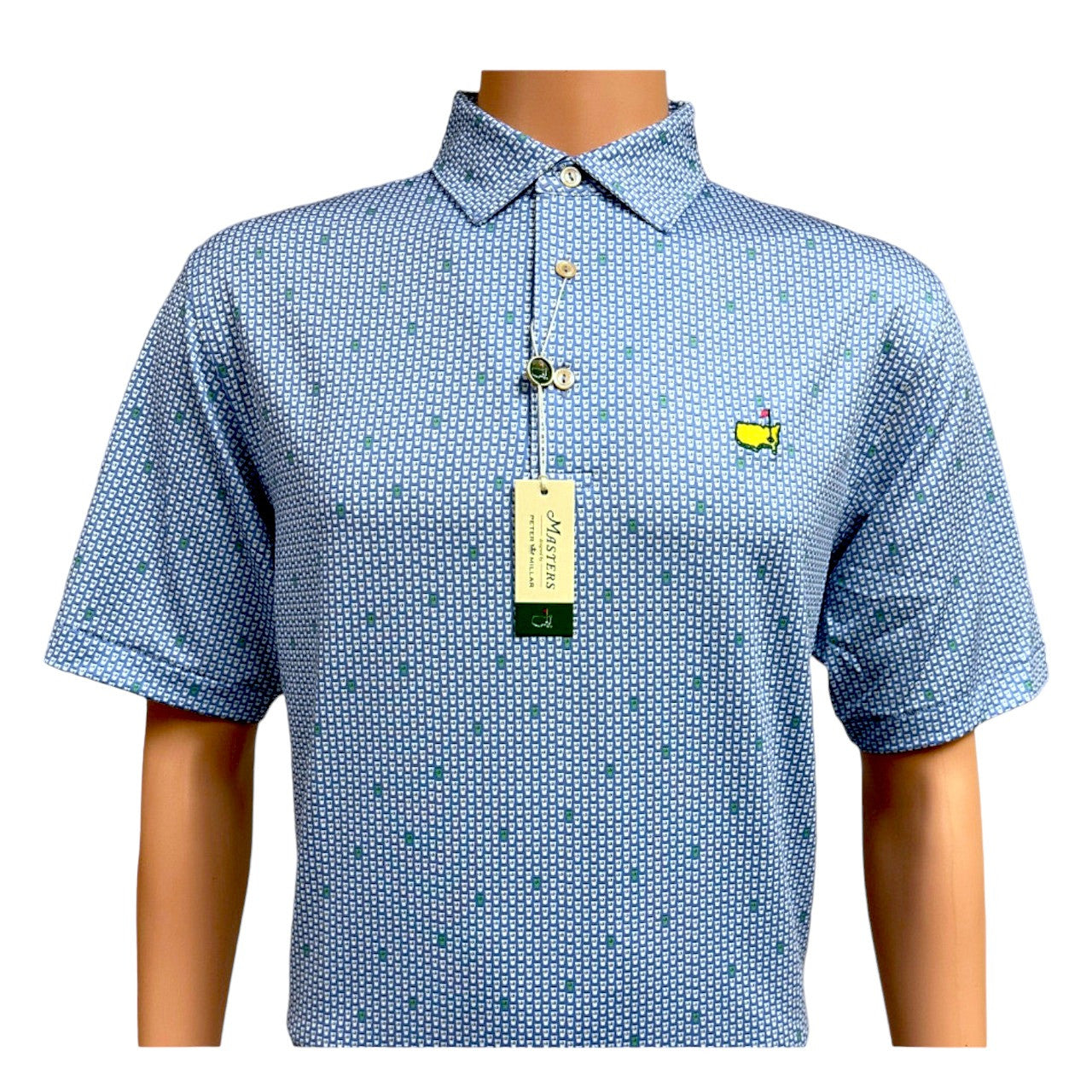 NEW Masters Golf Polo Steel Blue shops XL