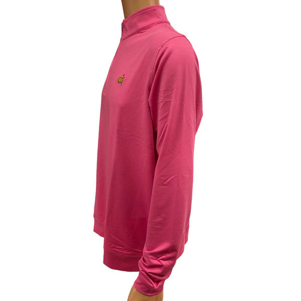 Masters Peter Millar Crown Sport Pink Ruby 1/4 Zip Performance Tech Pullover