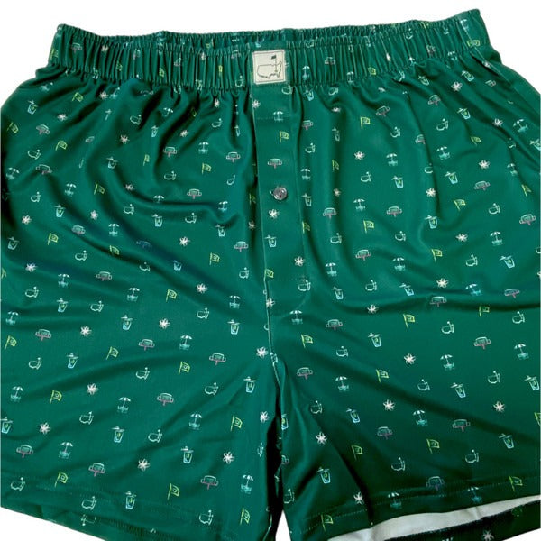 Masters Peter Millar Green Augusta Icon Boxers _ Apparel Masters Performance Polos _ Masters Peter Millar _ Masters Tech Golf Shirts