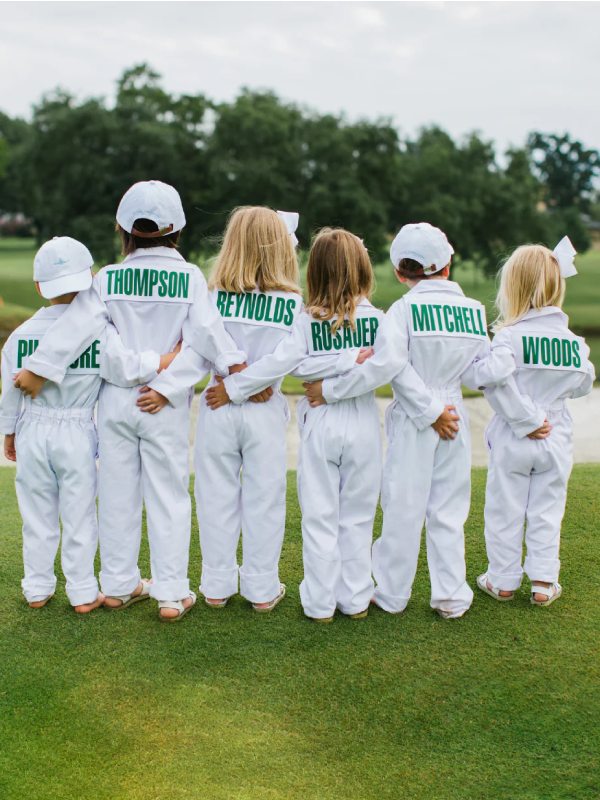 Kids Custom Masters Caddie Uniform – Personalized with Name, Number & Logo