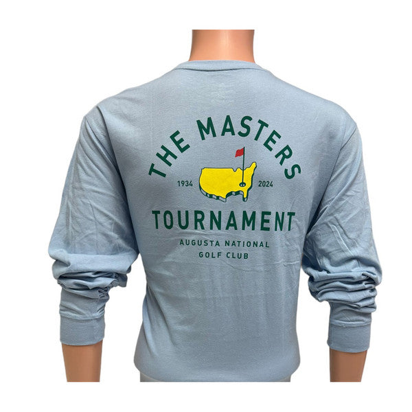 2024 Masters Light Blue Dated Long Sleeve T-Shirt