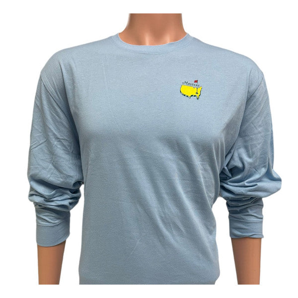 2024 Masters Light Blue Dated Long Sleeve T-Shirt