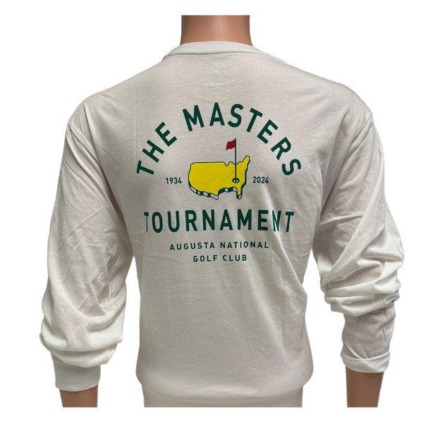 2024 Masters White Dated Long Sleeve T-Shirt