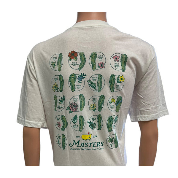 2024 Masters White Course Grid T-Shirt