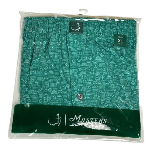 Masters Peter Millar Green Augusta Icon Boxers _ Apparel Masters Performance Polos _ Masters Peter Millar _ Masters Tech Golf Shirts