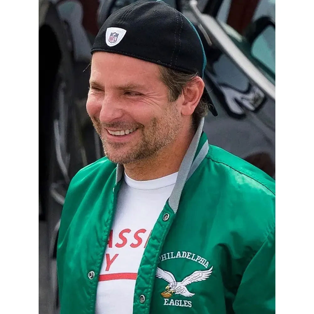 Philadelphia Eagles Bradley Cooper Green Jacket