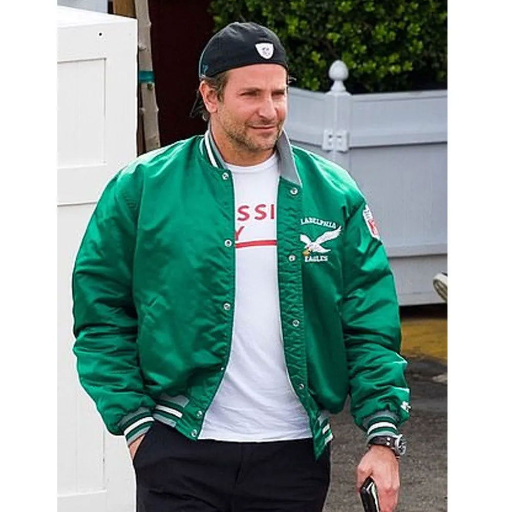 Philadelphia Eagles Bradley Cooper Green Jacket