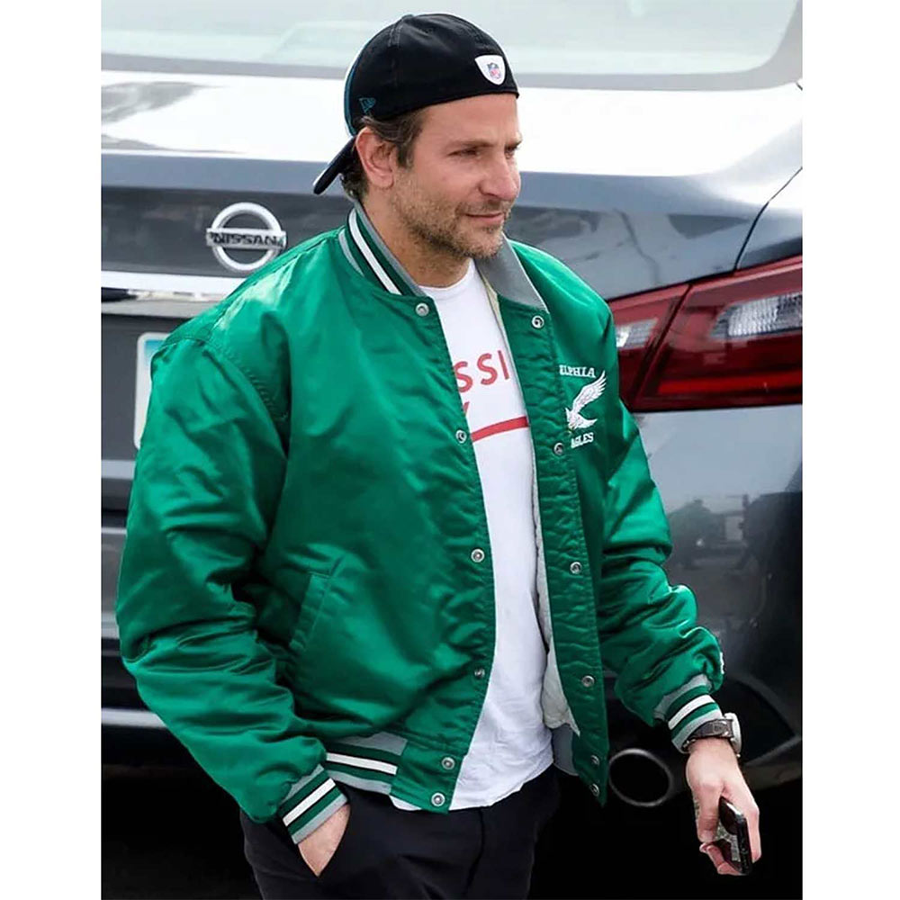 Philadelphia Eagles Bradley Cooper Green Jacket