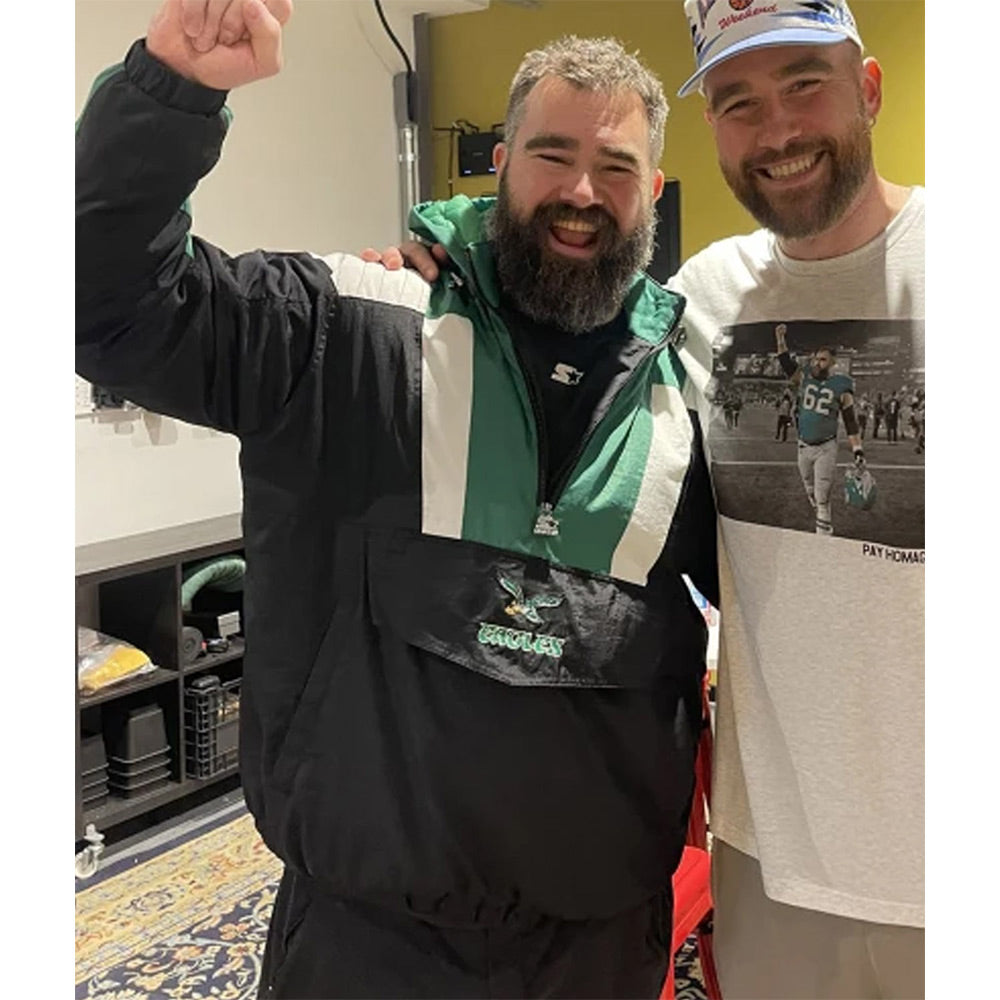 Jason Kelce Philadelphia Eagles Pullover Jacket