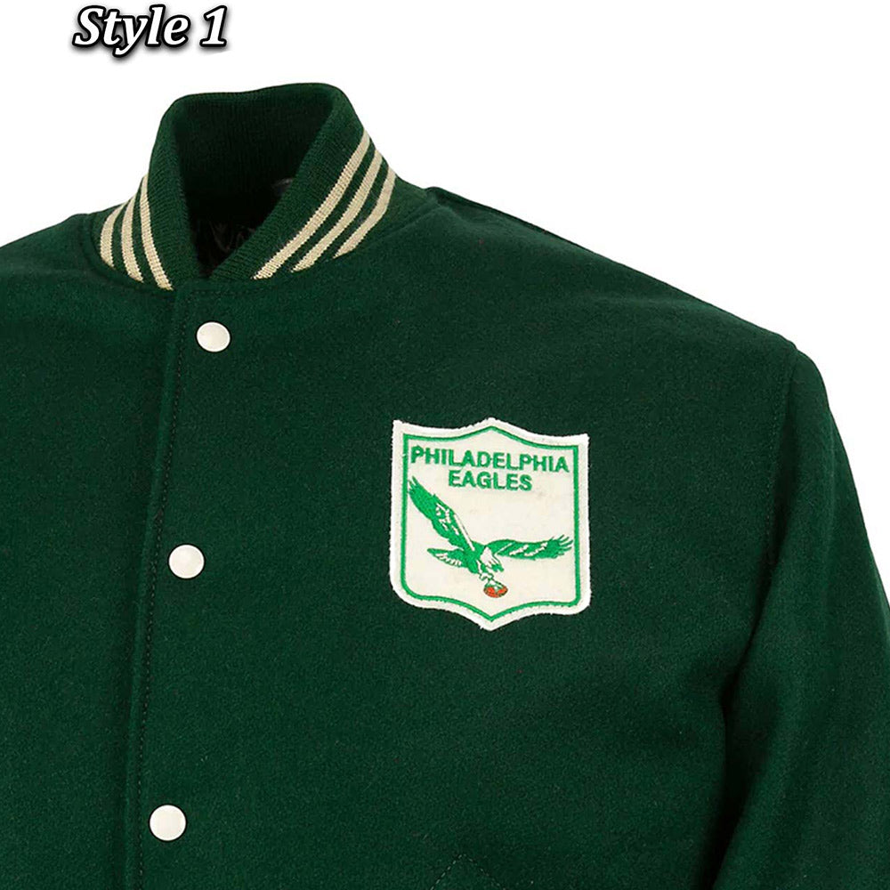 Varsity 1960 Philadelphia Eagles Green Wool Jacket