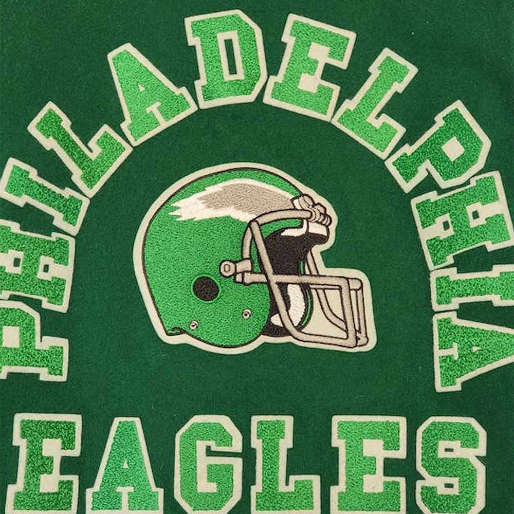 Philadelphia Eagles 80&#039;s Varsity Jacket
