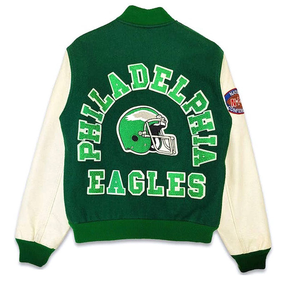 Philadelphia Eagles 80&#039;s Varsity Jacket