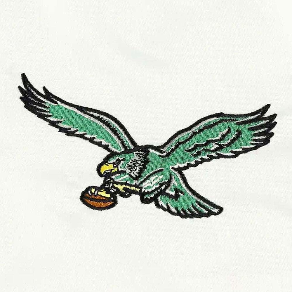 Philadelphia Eagles The Power Forward White Satin Jacket