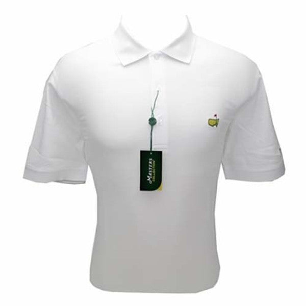 Masters Classics Premium White Pima Cotton Polo Golf Shirt